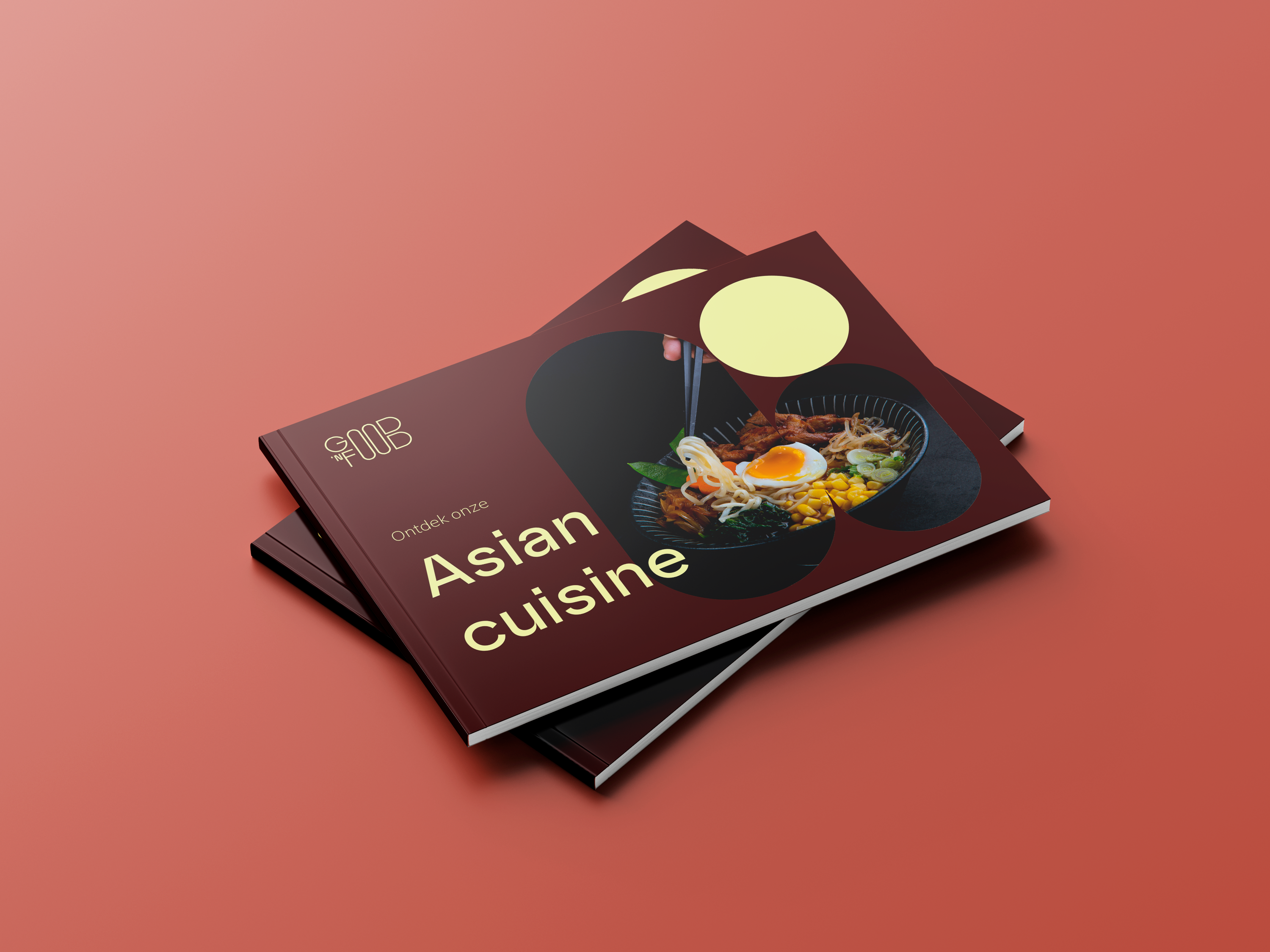 Asian Cuisine folders gestapeld