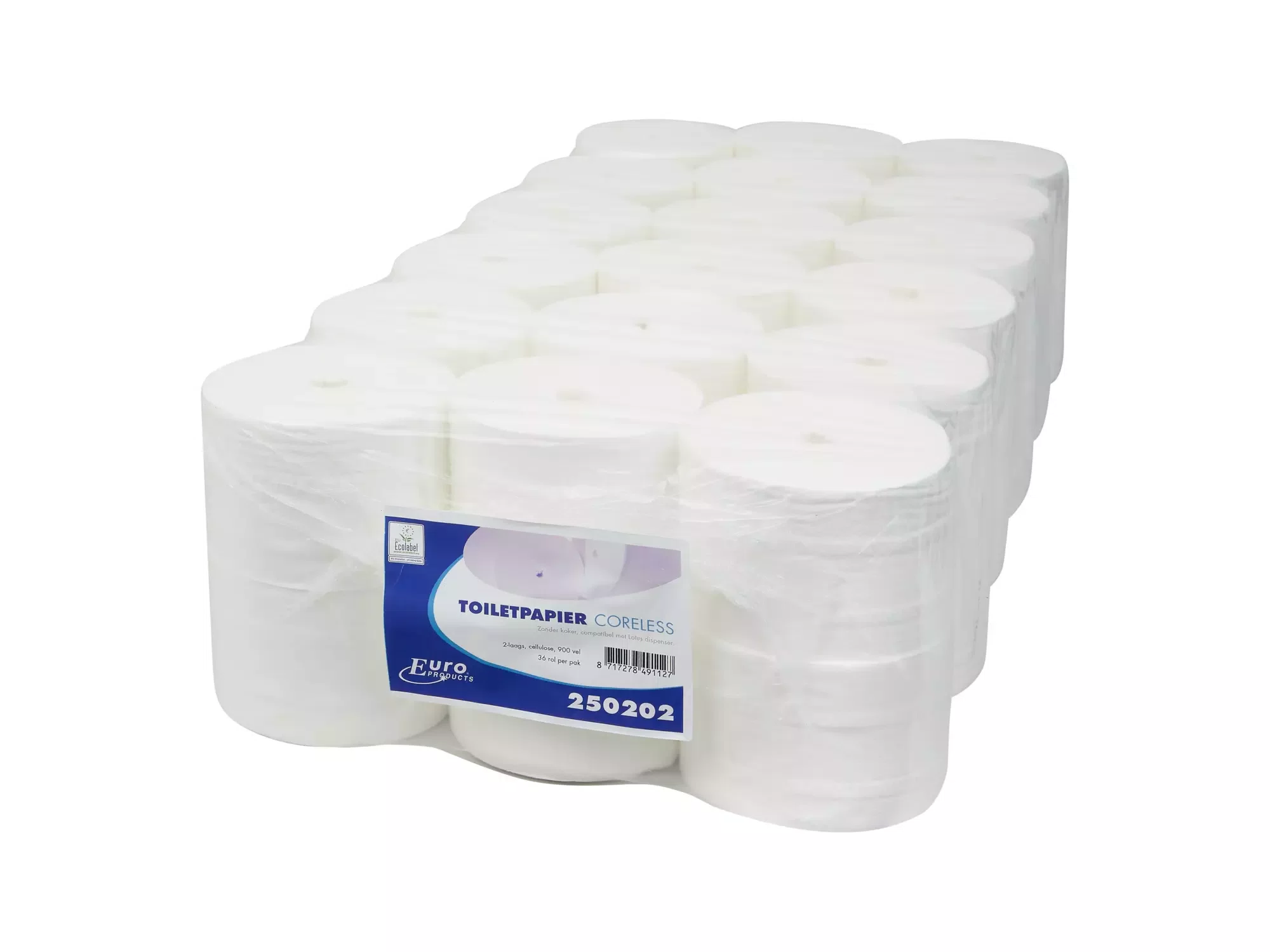 PAPIER TOILETTE EURO SANS MANCHON COMPACT 250202