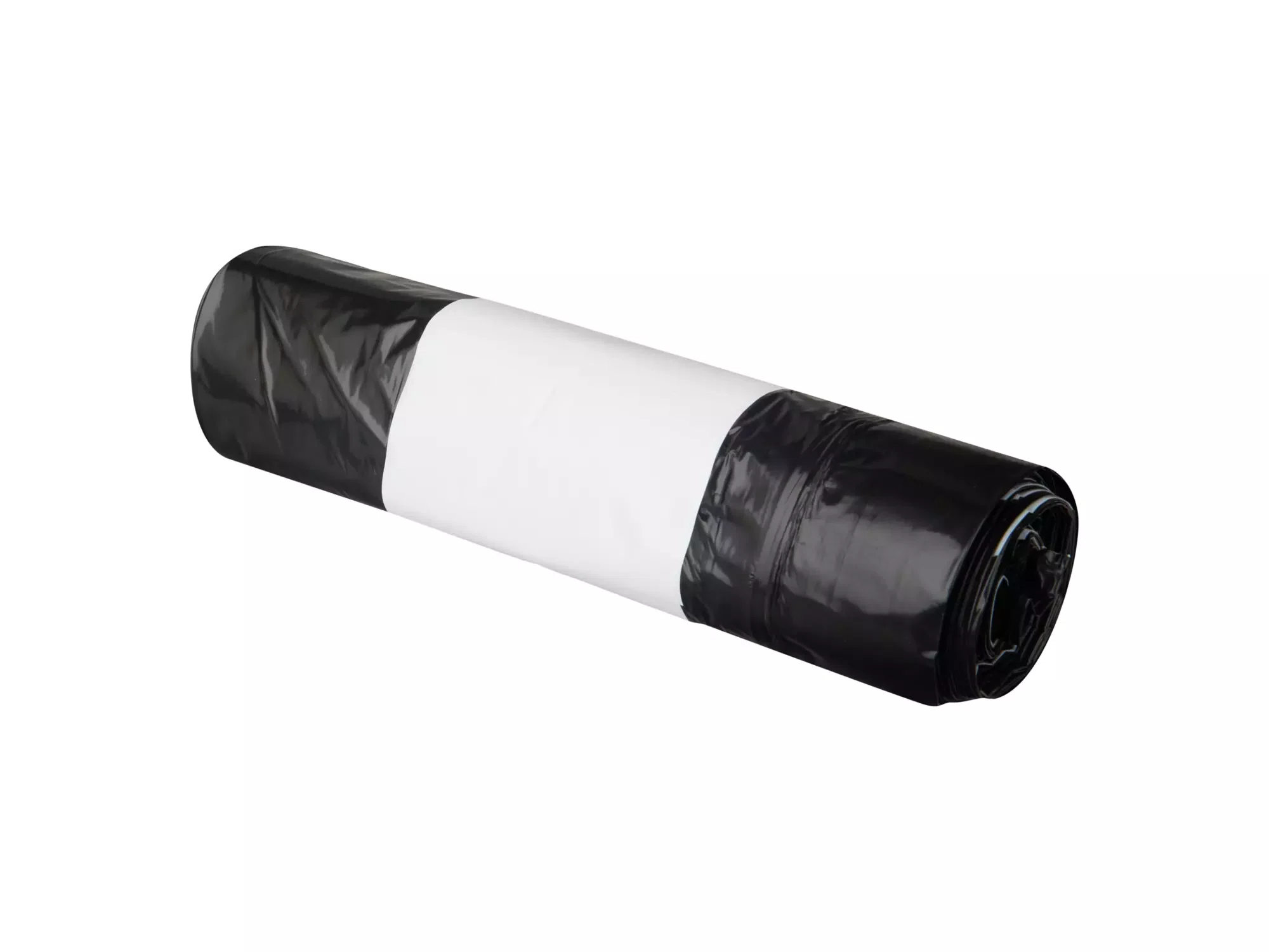 EURO AFVALZAK LDPE ZWART MET TREKBAND *456029*