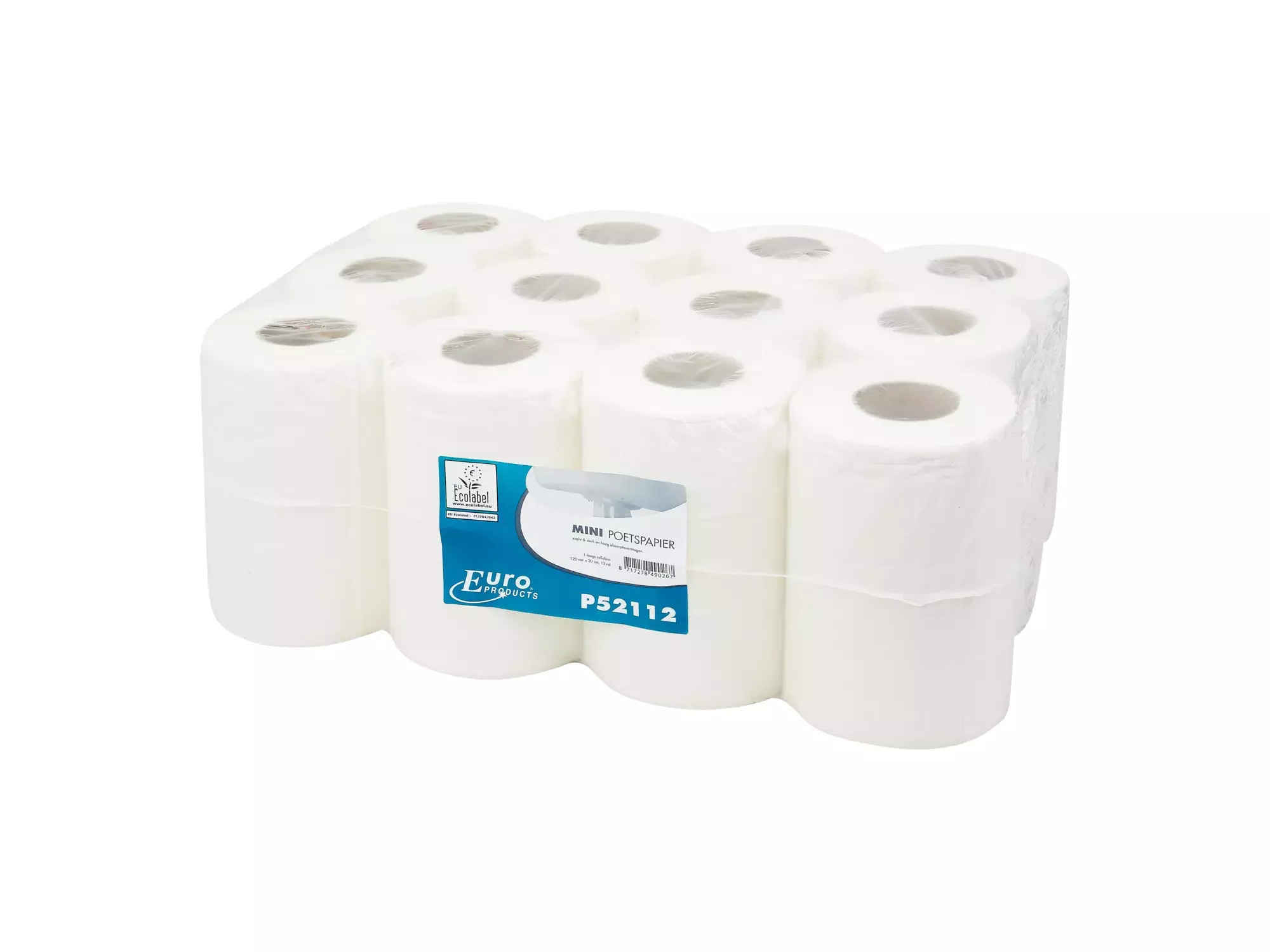 EURO POETSROL MINI 1-LAAGS CELLULOSE *P52112*