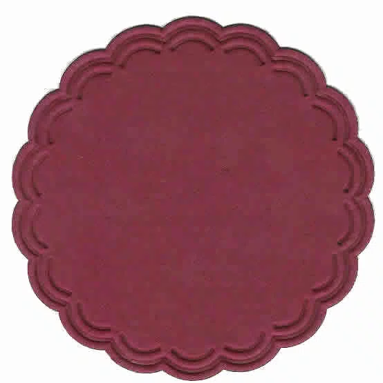 GAUTIER DRUPPELVANGERS WIJNROOD 9CM I024