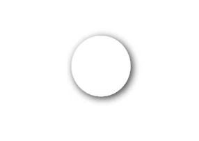 PAPIER GAUTIER SAUTER ROND 8,5 CM BLANC S001