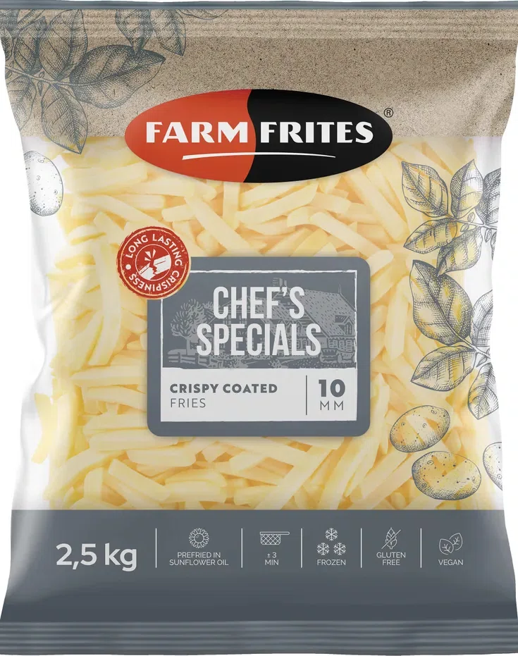 FRITES  10MM CRISPY COATED