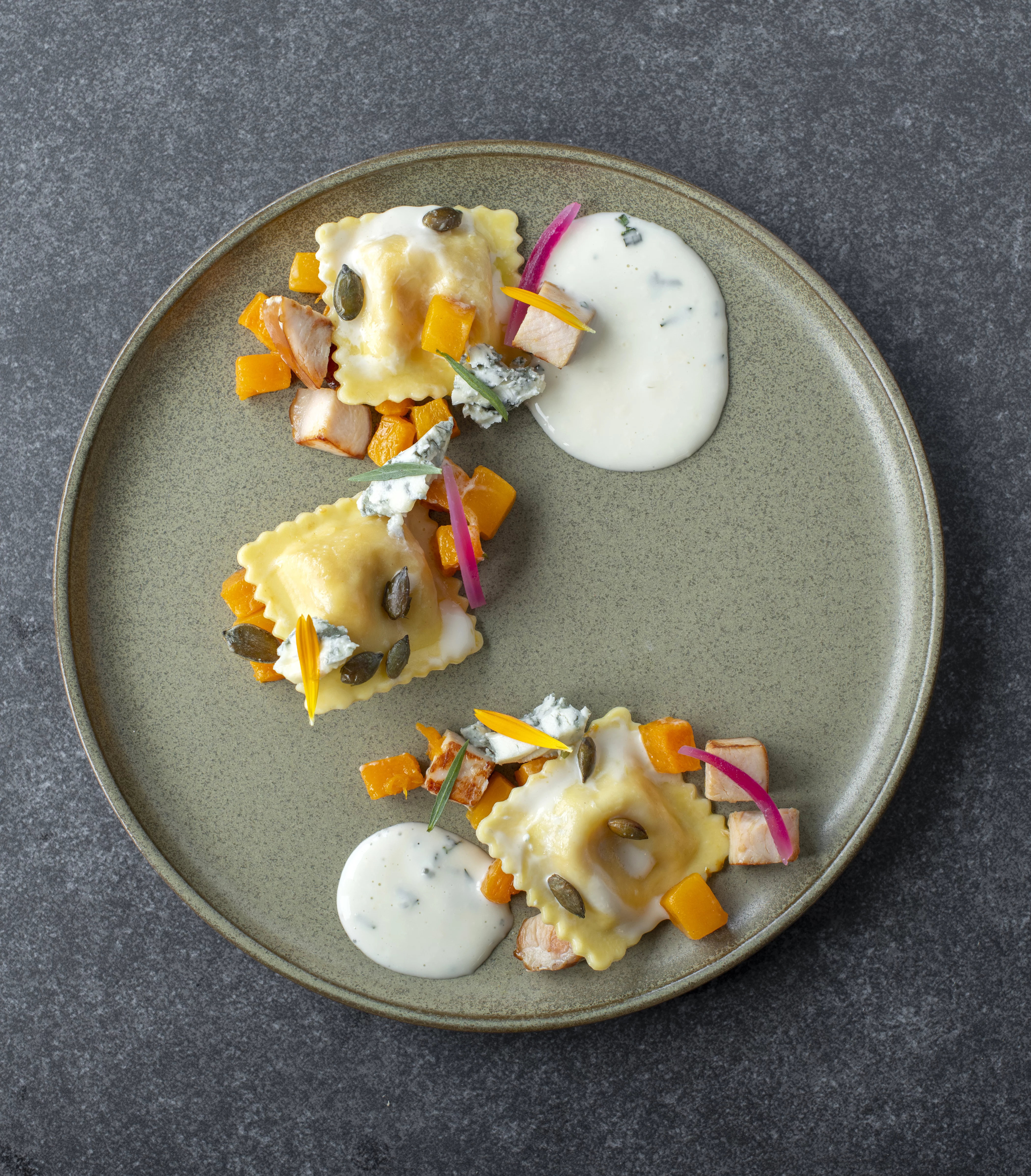 RAVIOLI MET  POMPOEN (Altoni)