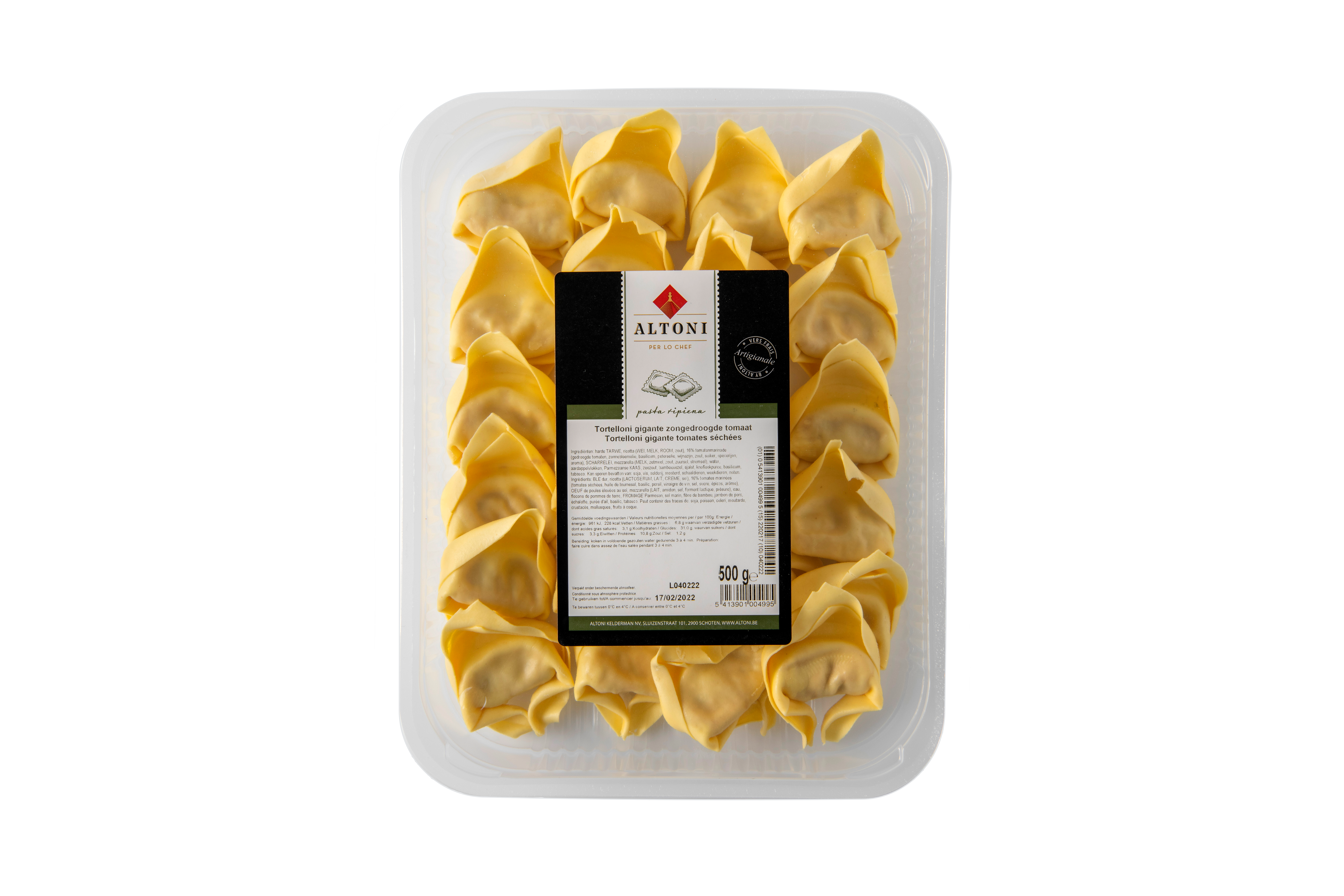 TORTELLONI GIGANTE ZONGEDROOGDE TOMATEN (Altoni)