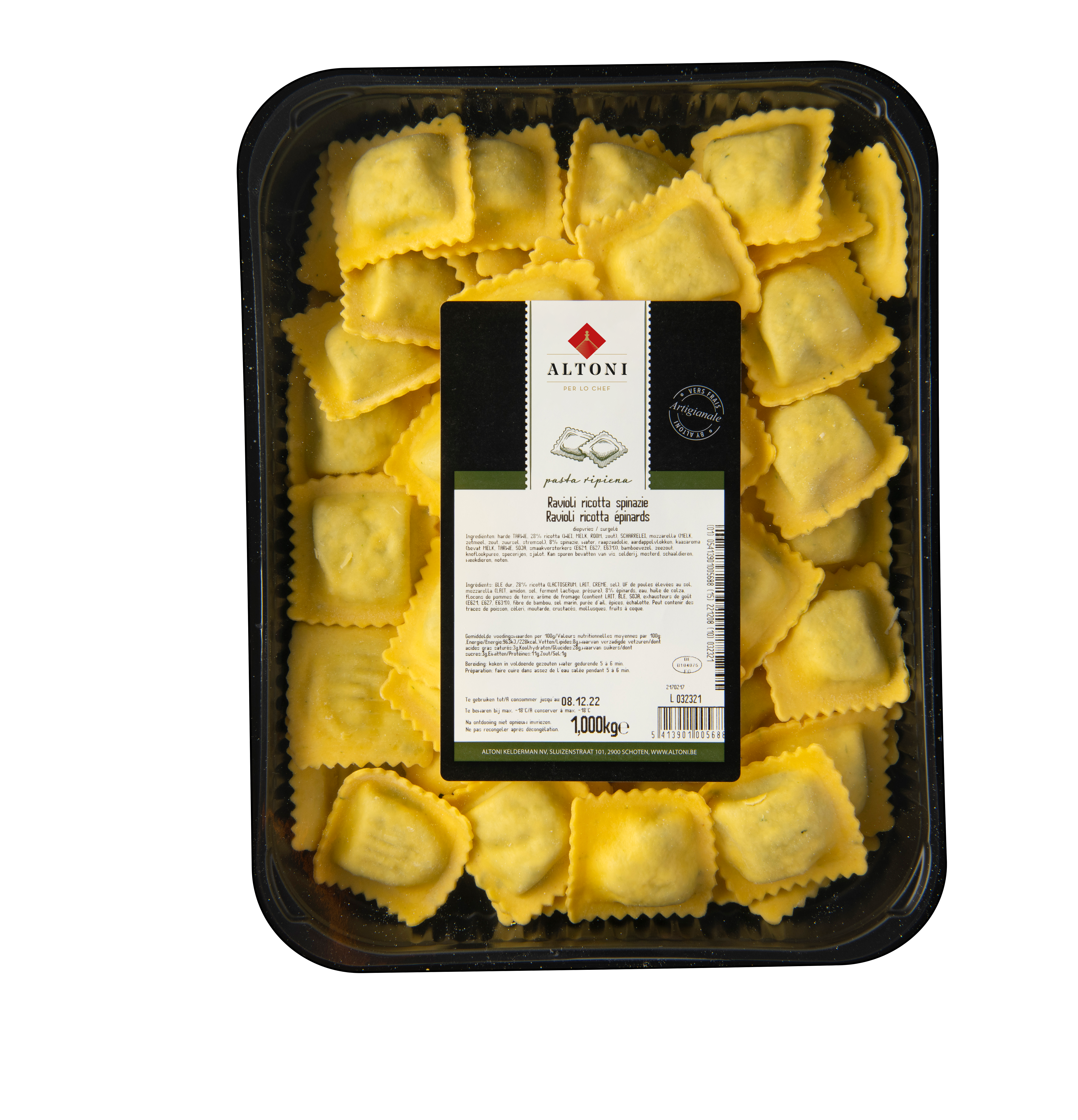 RAVIOLI RICOTTA/EPINARDS