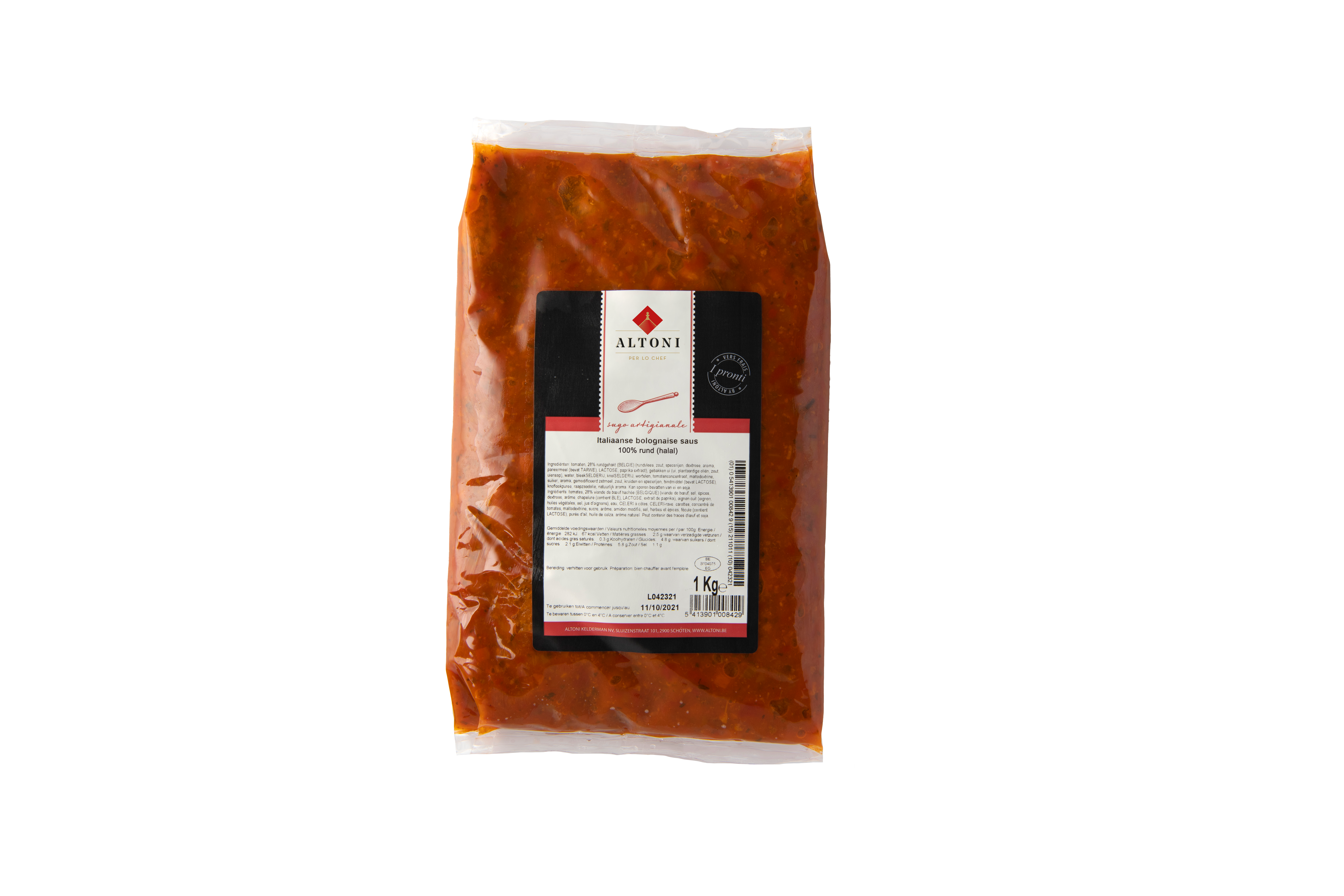 BOLOGNAISESAUS 100% RUND HALAL (Altoni)