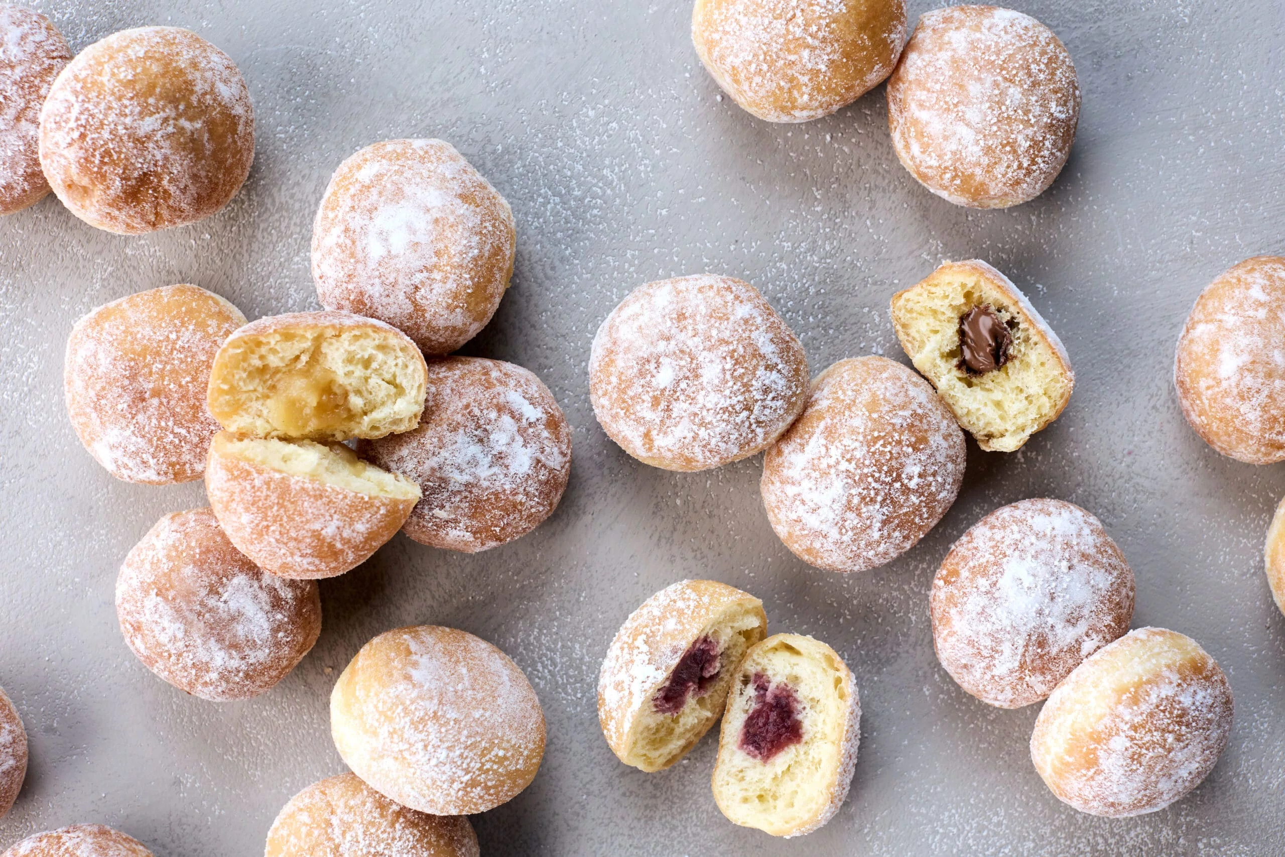 MINI BEIGNETS CHOCOLADE/HAZELNOOT