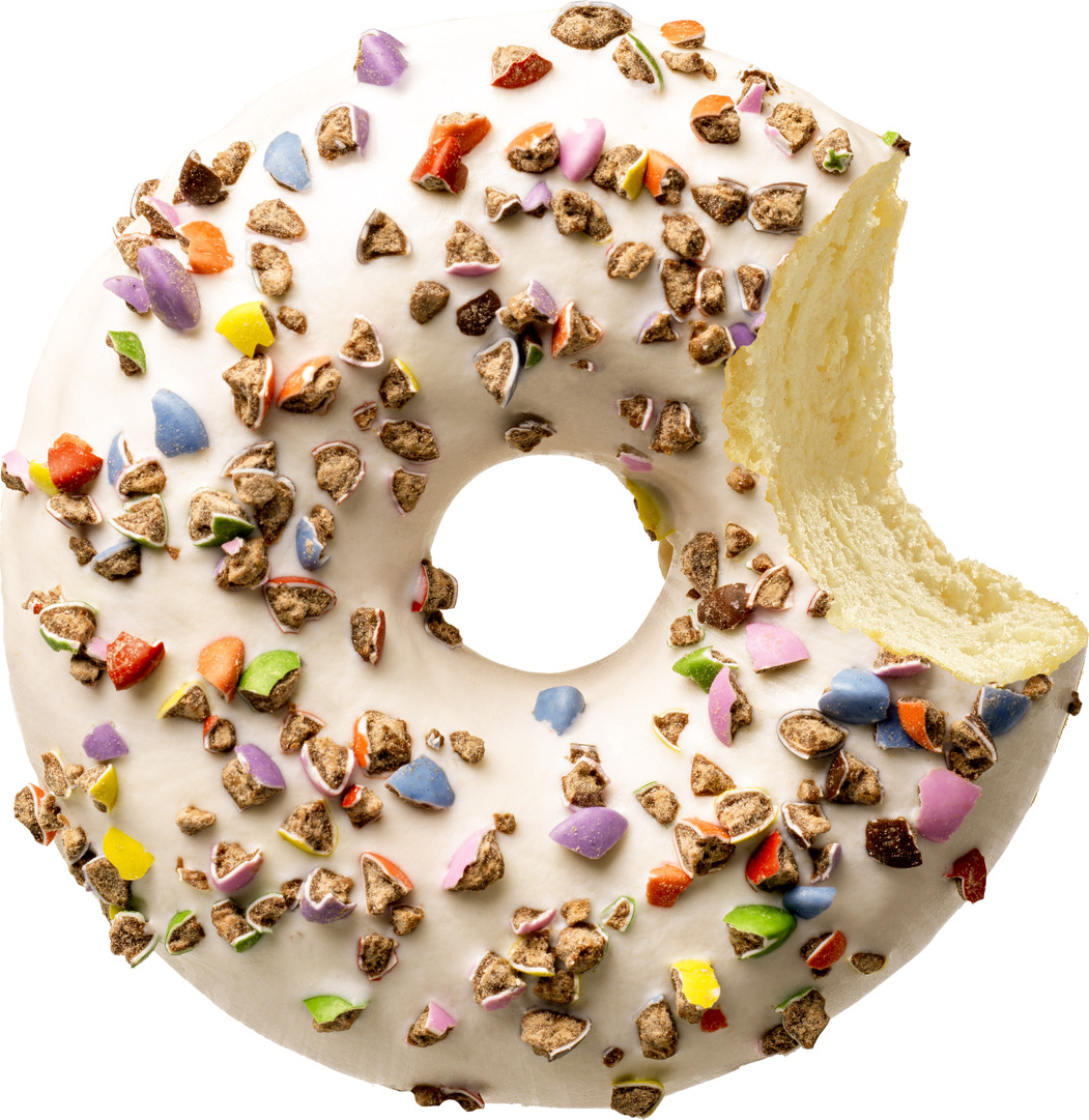 DONUT CRUSHED CANDY WHITE