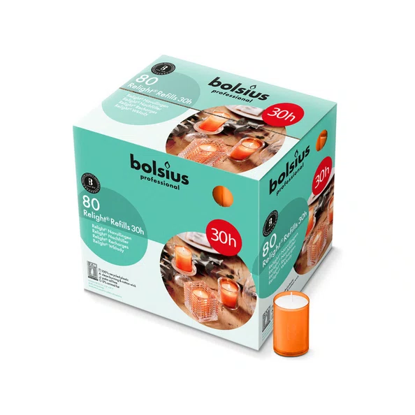 RELIGHT REFILLS 30H ORANJE 80