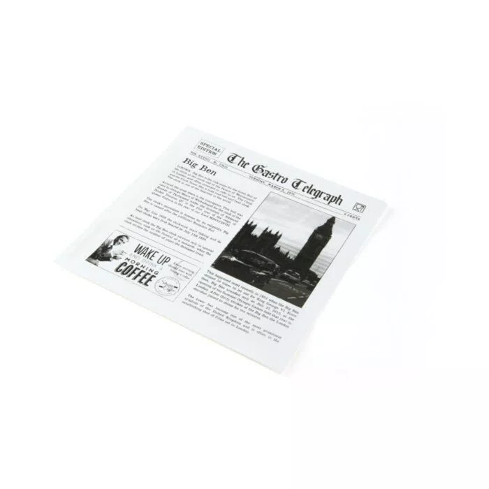 SAC EN PAPIER INFLAMMABLE (Journal) 170 x 170 mm