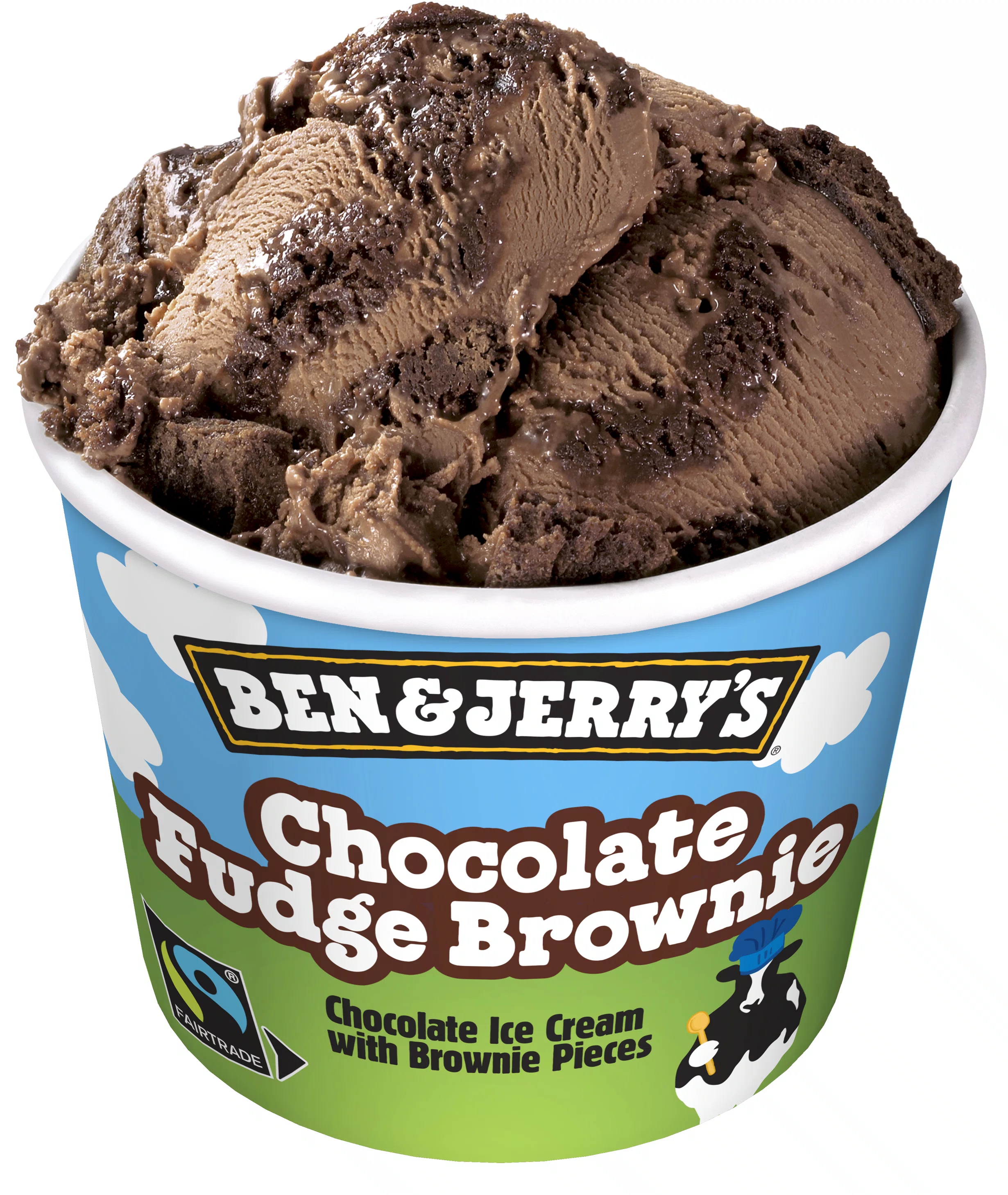 B&J cup CHOCO FUDGE BROWNIE
