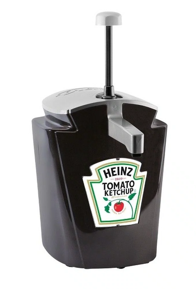 POMP HEINZ DISPENSER SOM BLACK 5L