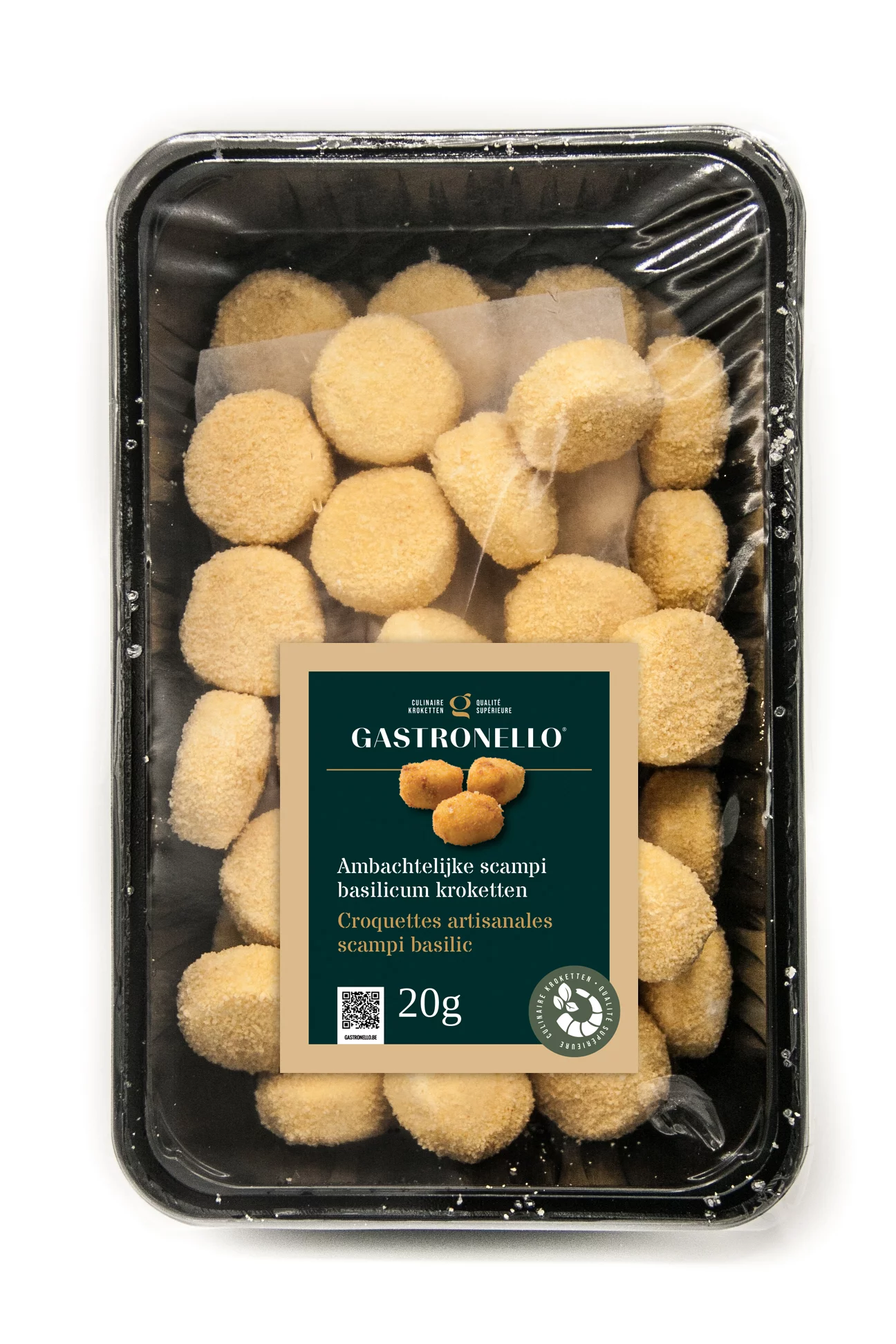 MINI CROQ. SCAMPI BASILIC