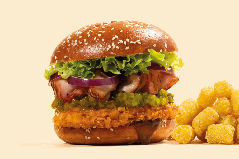 CHICKEN CRUNCY BURGER HALAL LA847.1