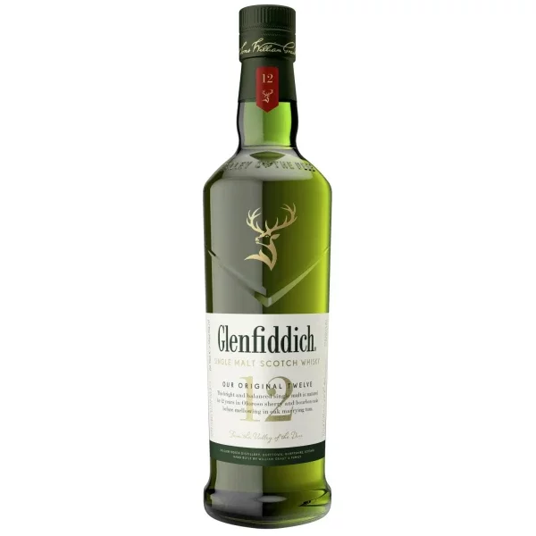 GLENFIDDICH WHISKY - SINGLE MALT 12yo