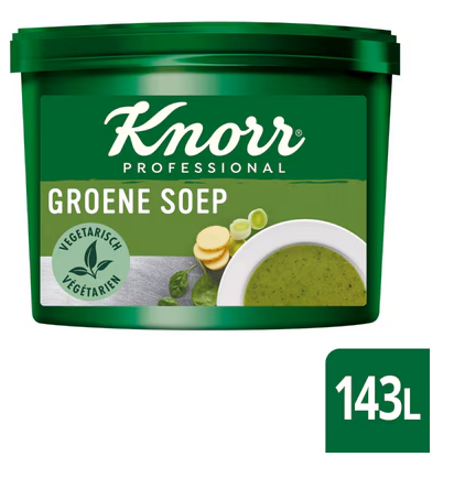 GROENE GROENTENSOEP 10KG