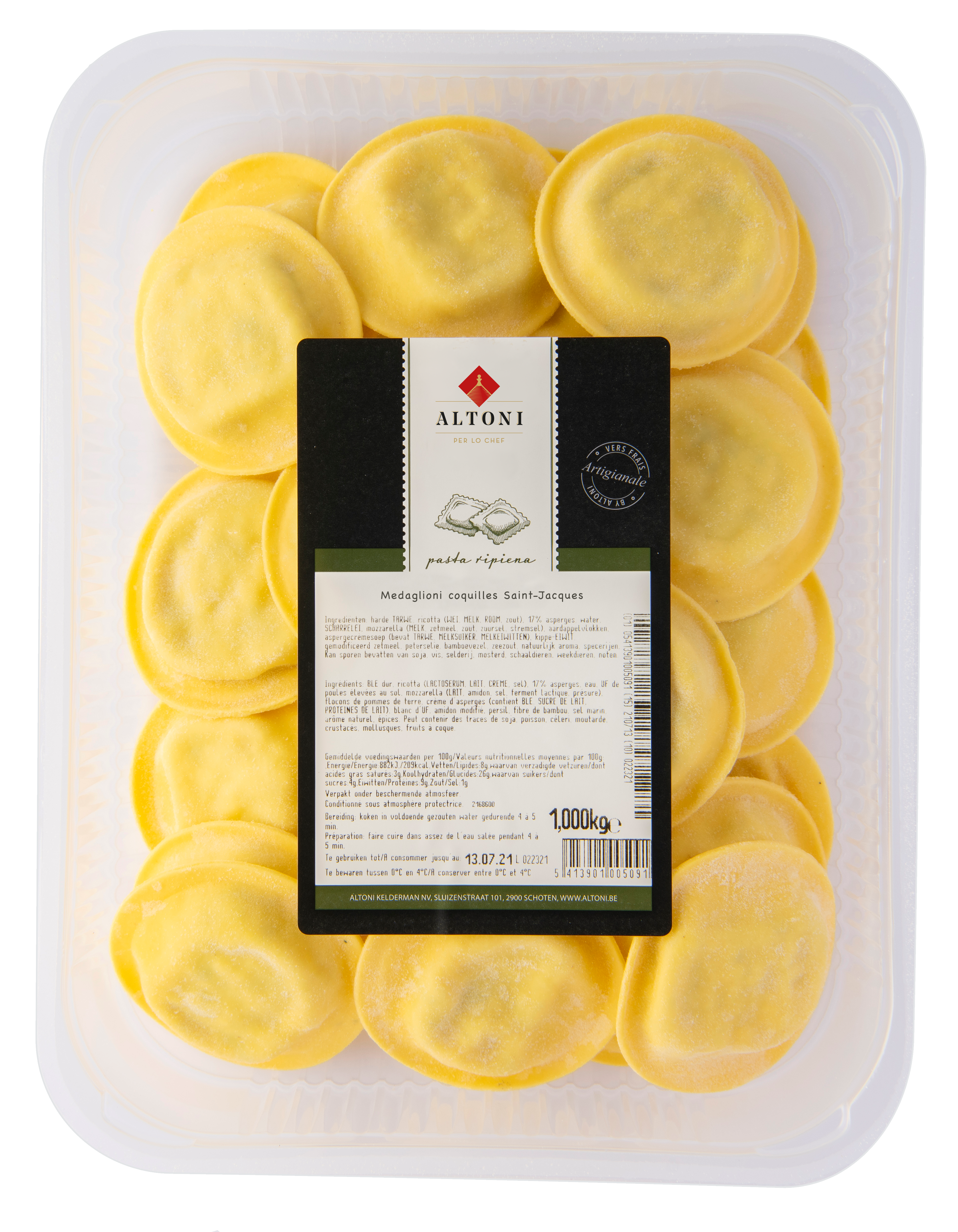 MEDAGLIONI COQUILLES SAINT-JACQUES
