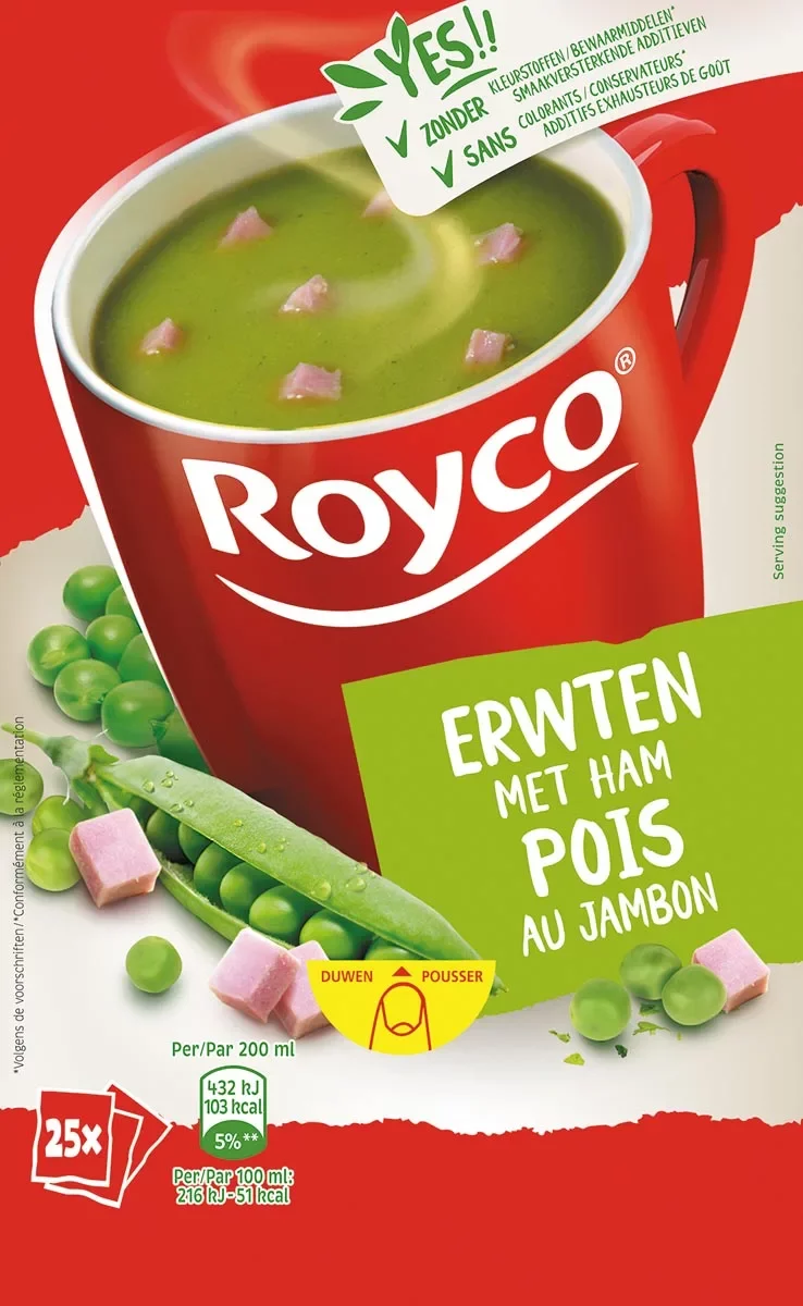 MINUTE SOUPE POIS