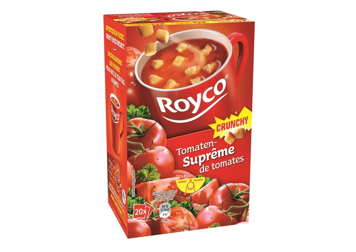 MINUTE SOUPE CRUNCHY TOMAAT SUPREME