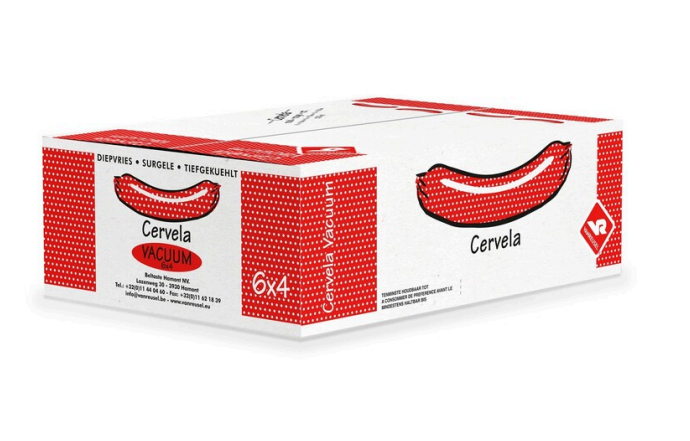 CERVELA ROUGE SOUS VIDE