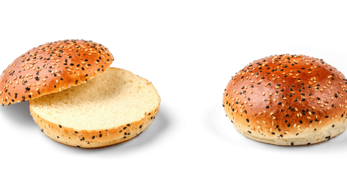GOURMET BRIOCHE BUN SESAME MIX PRE-SLICED *2105176*