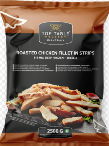 LAMELLES DE FILET DE POULET ROTI  *1014111*